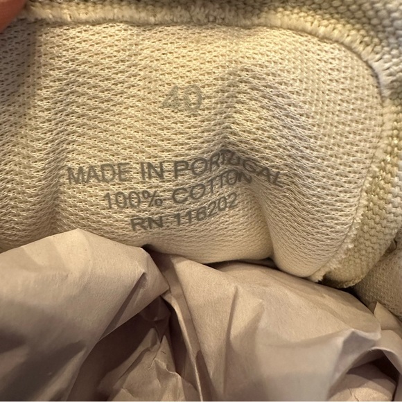 NIB Zadig & Voltaire High Flash Canvas High Tops Size 40 US 9 Flash Cream - Picture 12 of 13